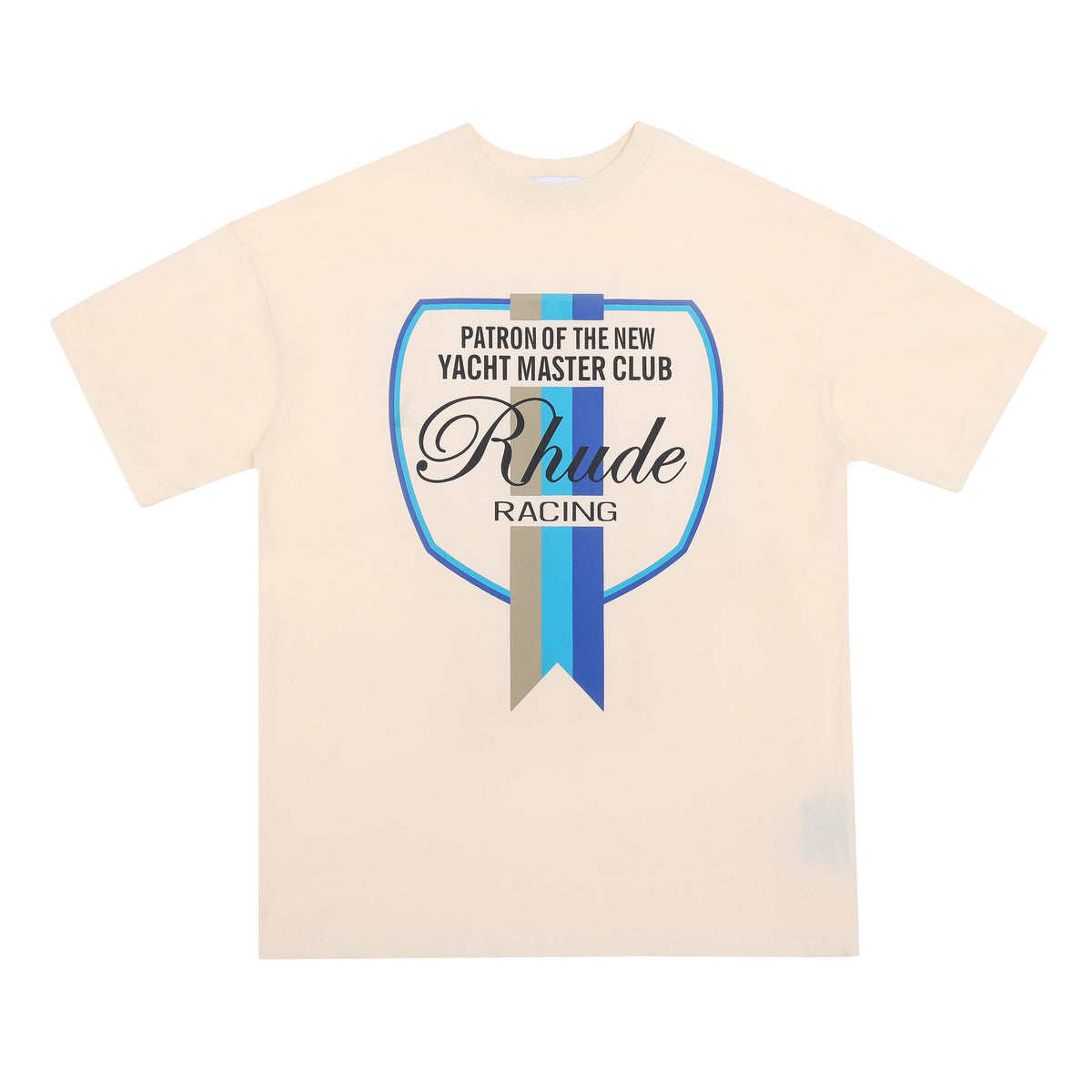 Rhude Graphic Tees Vintage High Street Loose Couple Crew Neck T-Shirt