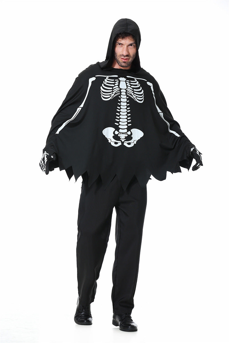 Halloween Men & Women Skeleton Ghost Bride Cosplay Couple Party Sets