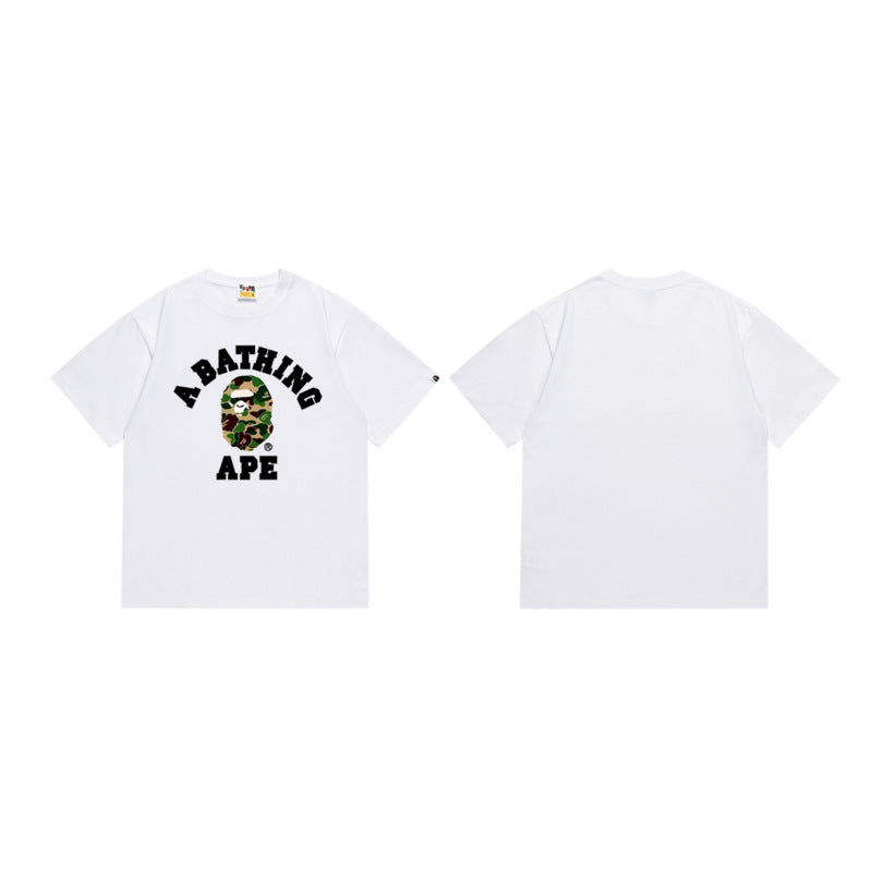 Bape Sakura Floral Graphic Oversized Tee Streetwear Unisex