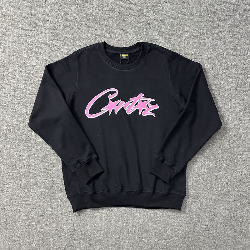 Corteiz Island Letter Graphic Oversized Crewneck Streetwear