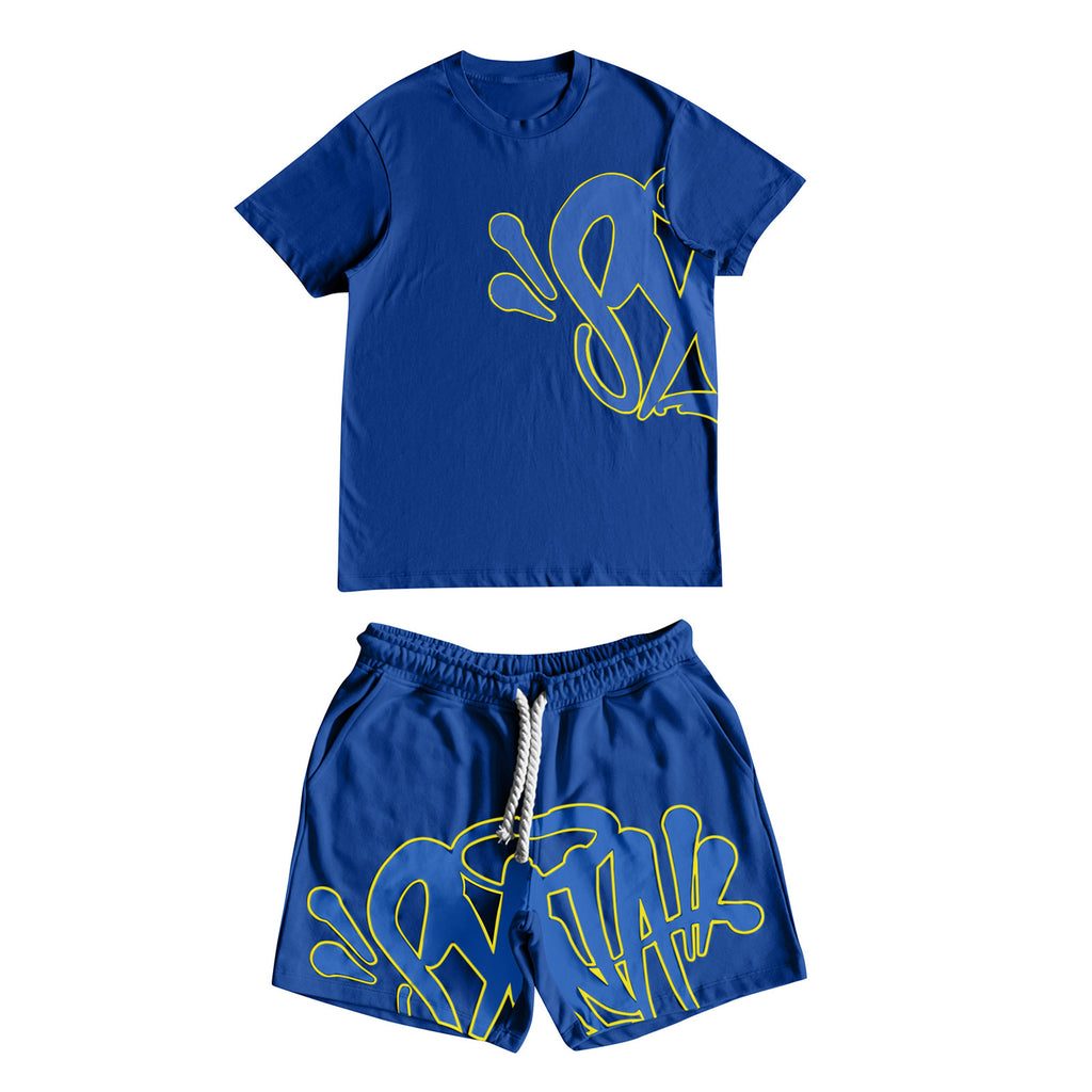 Syna World Graffiti T-Shirt & Shorts Unisex Streetwear Set