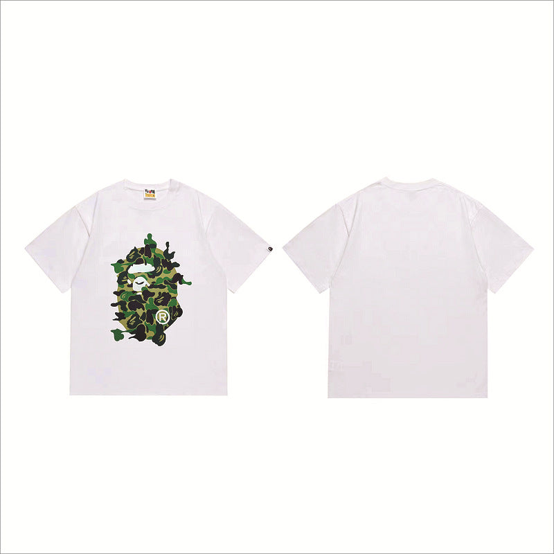 Bape Sakura Floral Graphic Oversized Tee Streetwear Unisex