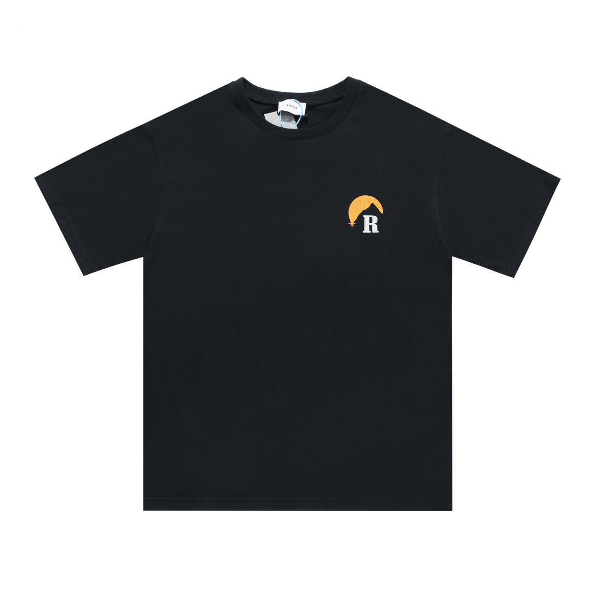 Rhude Vintage Sunset Coconut Tree Graphic Oversized Tee Streetwear