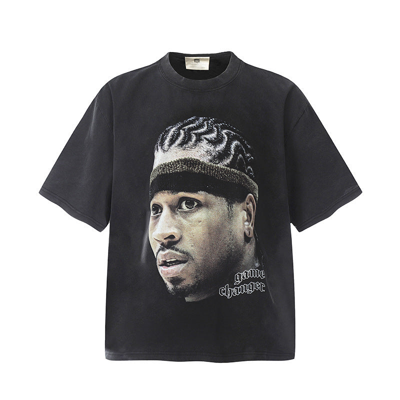 Travis Scott VTG Washed Rapper Athlete Mike Tyson Oversized Tee