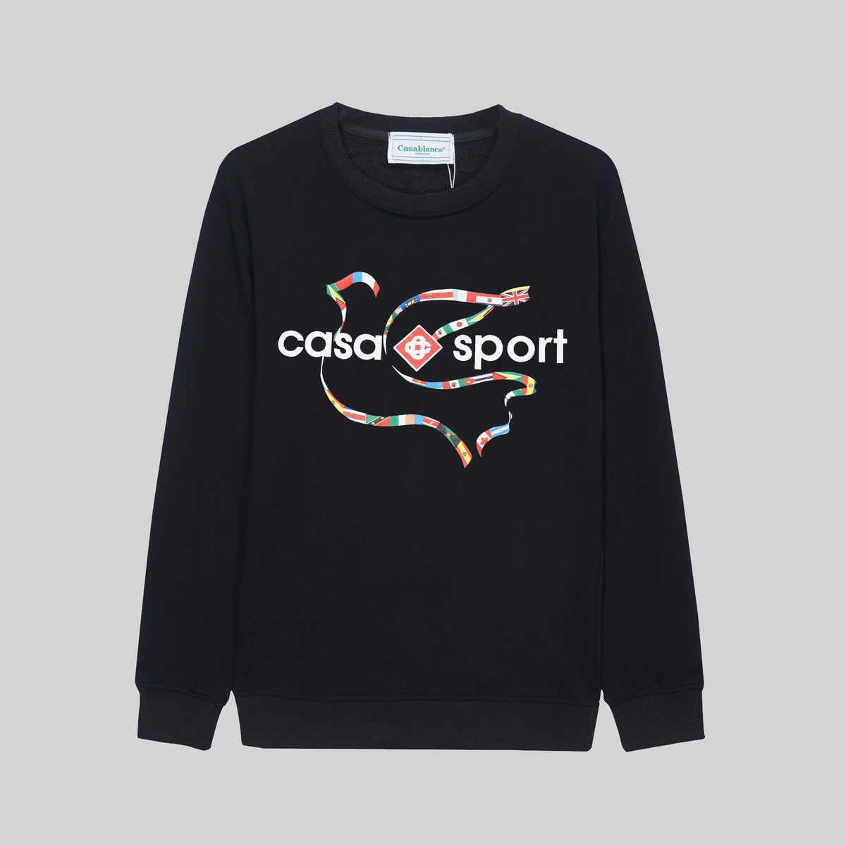 Casablanca Arch Logo Crewneck Casa Graphic Print Casual Pullover