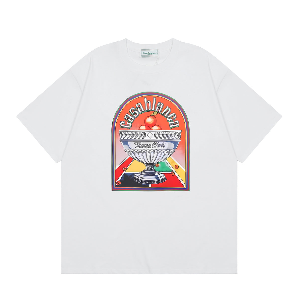 Casablanca Multi‑Artwork Vintage Graphic Oversized Tee Streetwear