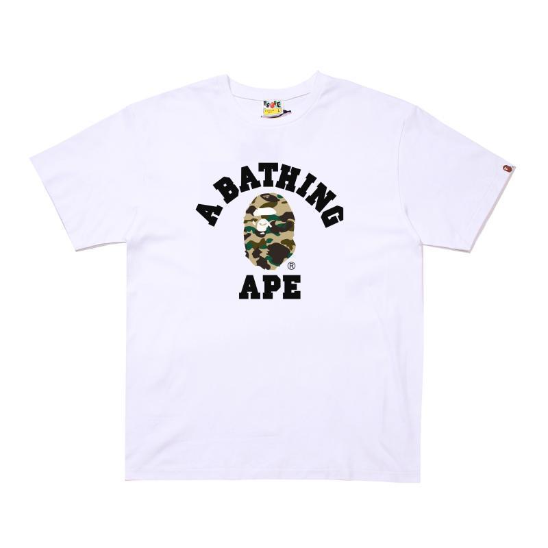 BAPE Ape Head Print Loose Unisex Streetwear T-Shirt