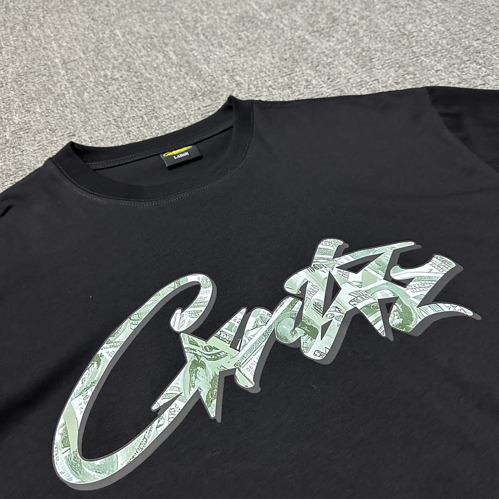 2026 New Corteiz Graphic Print Tee Loose Casual Streetwear T-Shirt