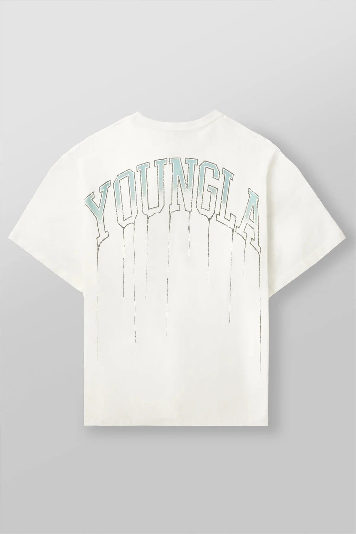 YOUNGLA W428 Drip Oversized Tee