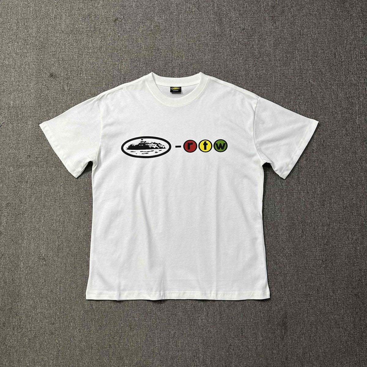 Corteiz Multi‑Logo Graphic Oversized Tee Streetwear Unisex