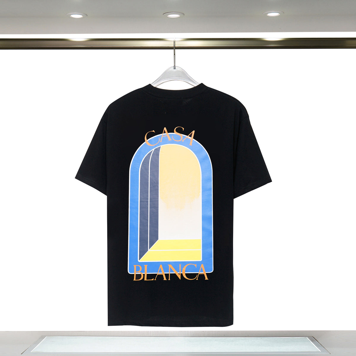 Casablanca Art Print Loose Unisex Short Sleeve Graphic T-Shirt