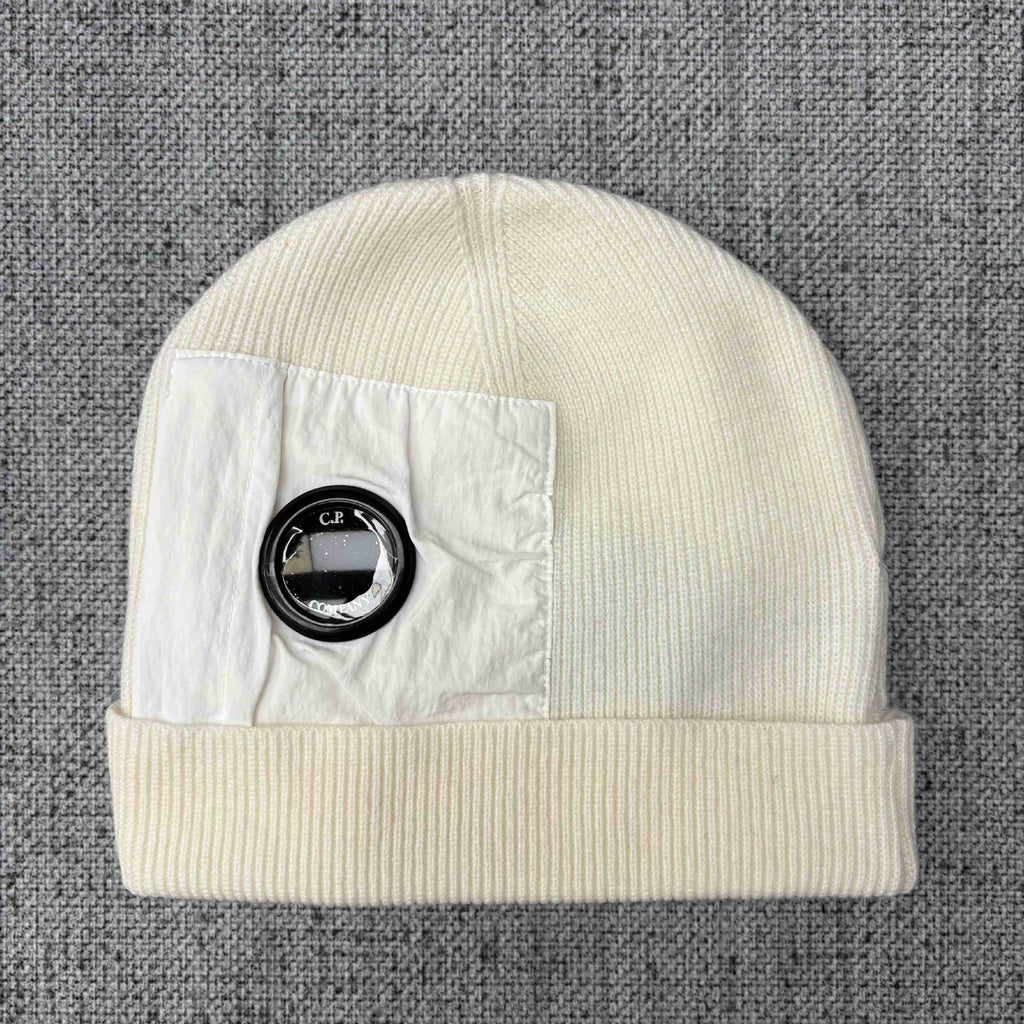 C.P. Company Extra Fine Merino Wool Side Lens Beanie