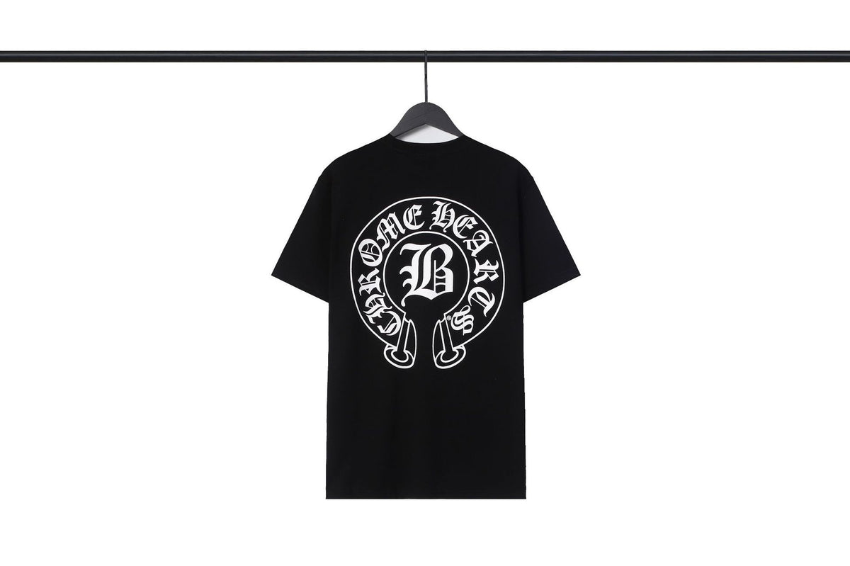 Chrome Hearts Sanskrit Cross Horseshoe Graphic Tee Multi‑Style