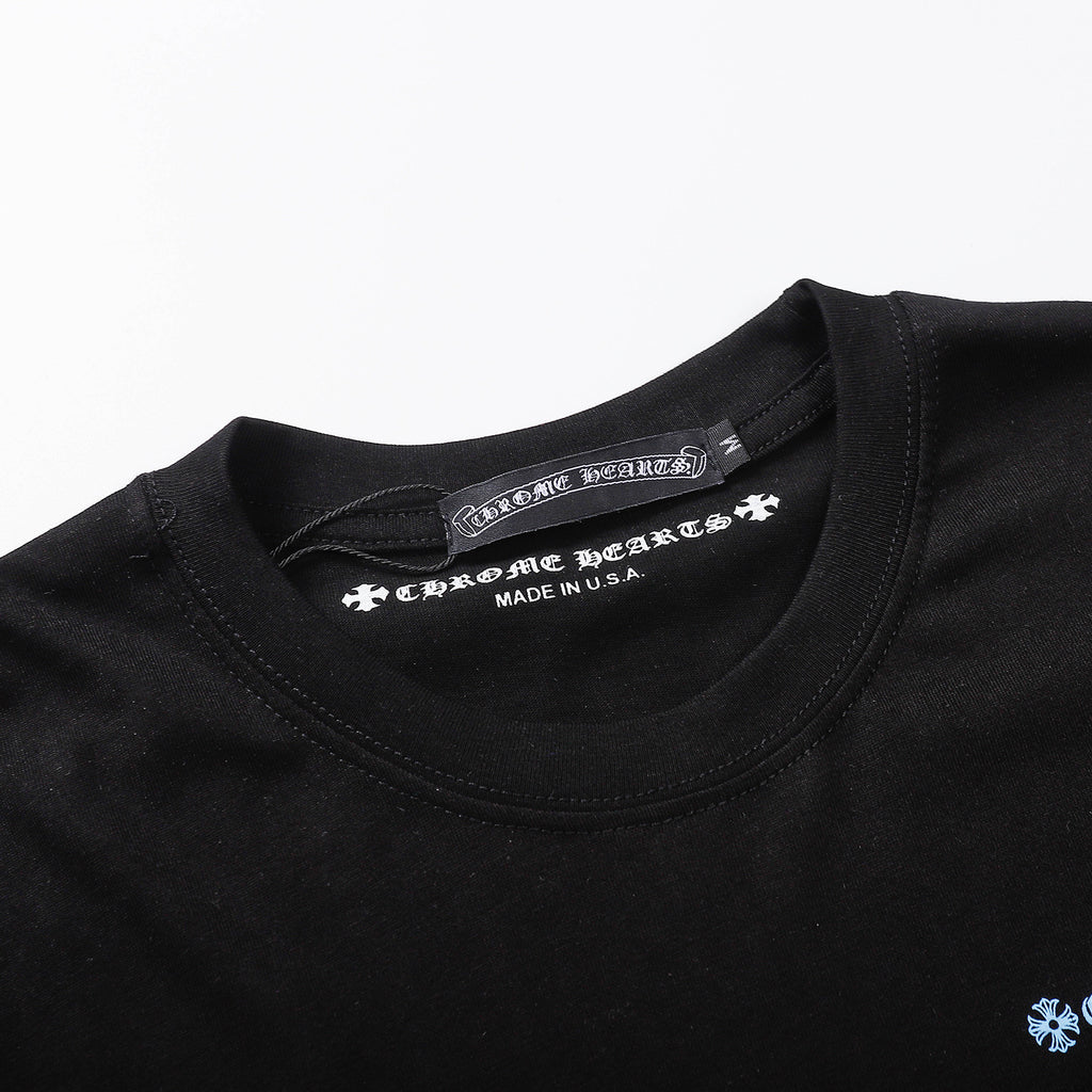 Chrome Hearts Cross Letter Graphic Short Sleeve Tee Streetwear Unisex