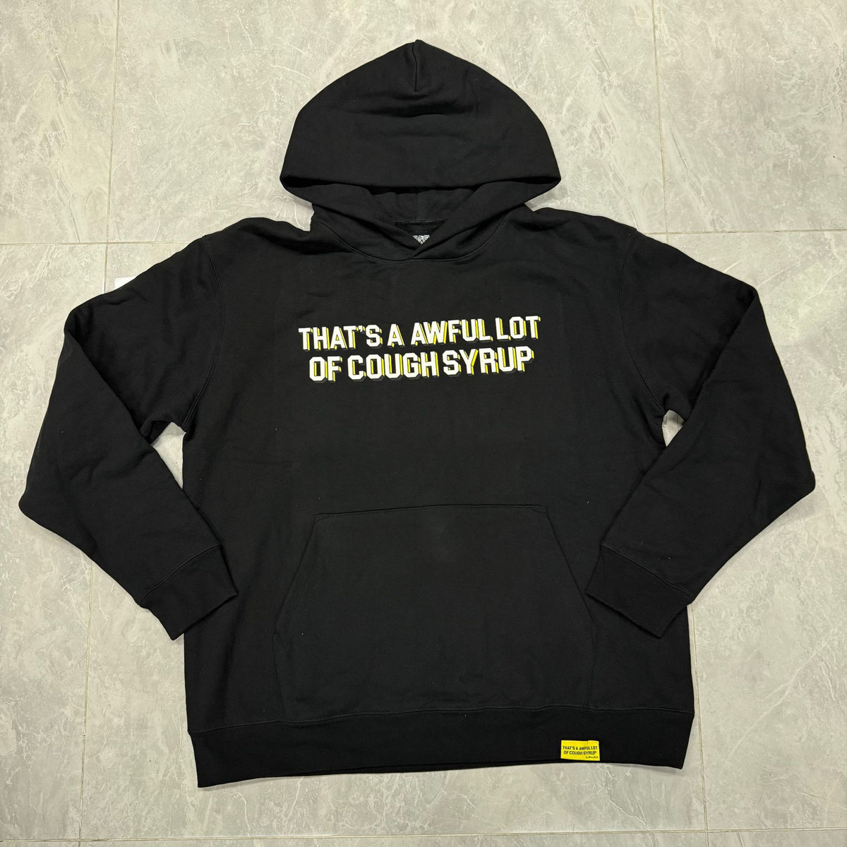 That's A Awful Lot Of Cough Syrup Graphic Hoodie Streetwear Pullover