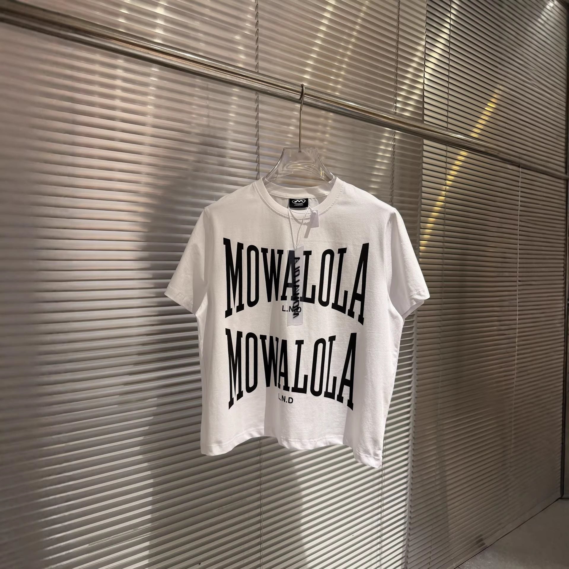 Vintage Arch Letter Streetwear Print Crew Neck Short Sleeve T Shirt