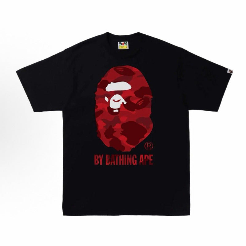 BAPE Ape Head Shark Print Loose Casual Unisex Short Sleeve T-Shirt