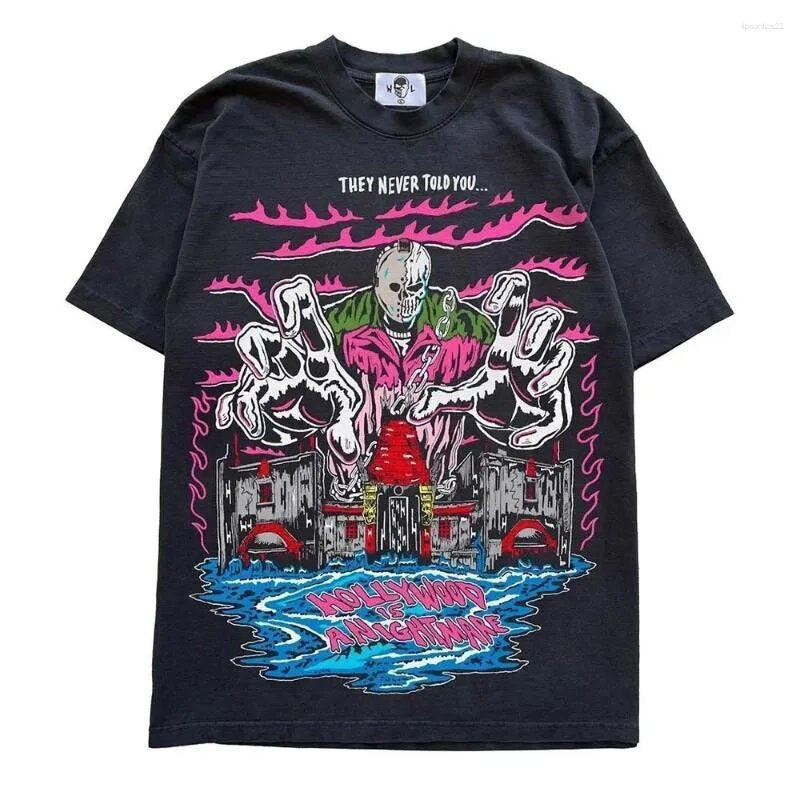 Vintage NBA Team Skeleton Graphic Unisex Oversized Streetwear Cotton Tee