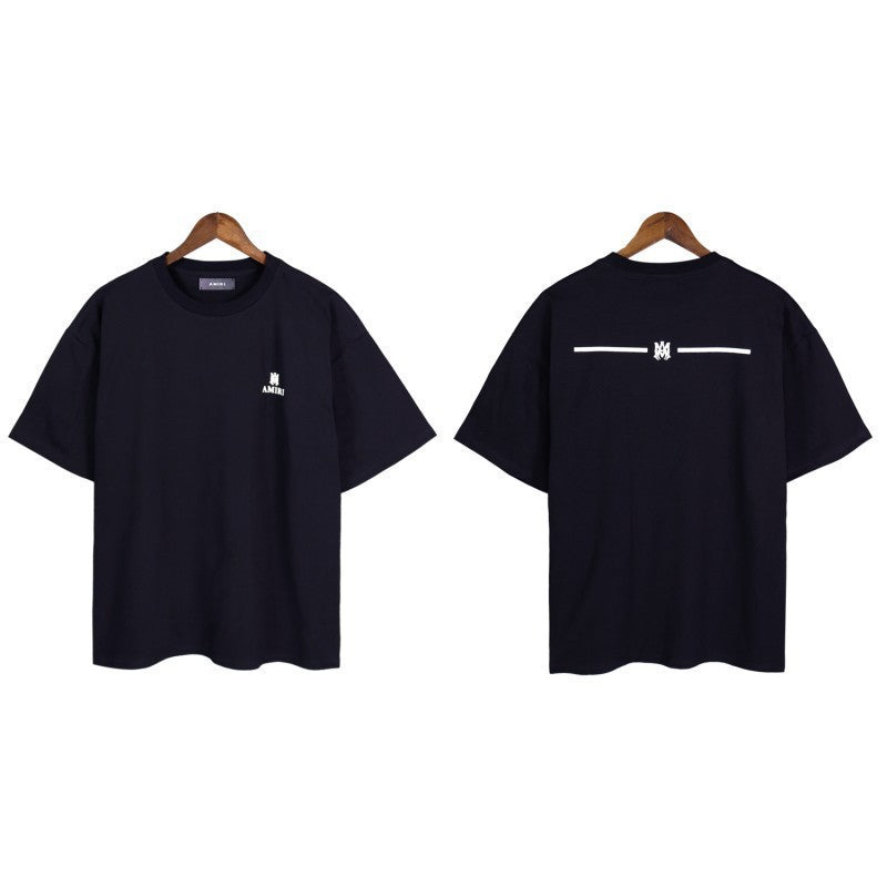 Amiri Multi‑Pattern Letter Graphic Oversized Tee Streetwear Unisex