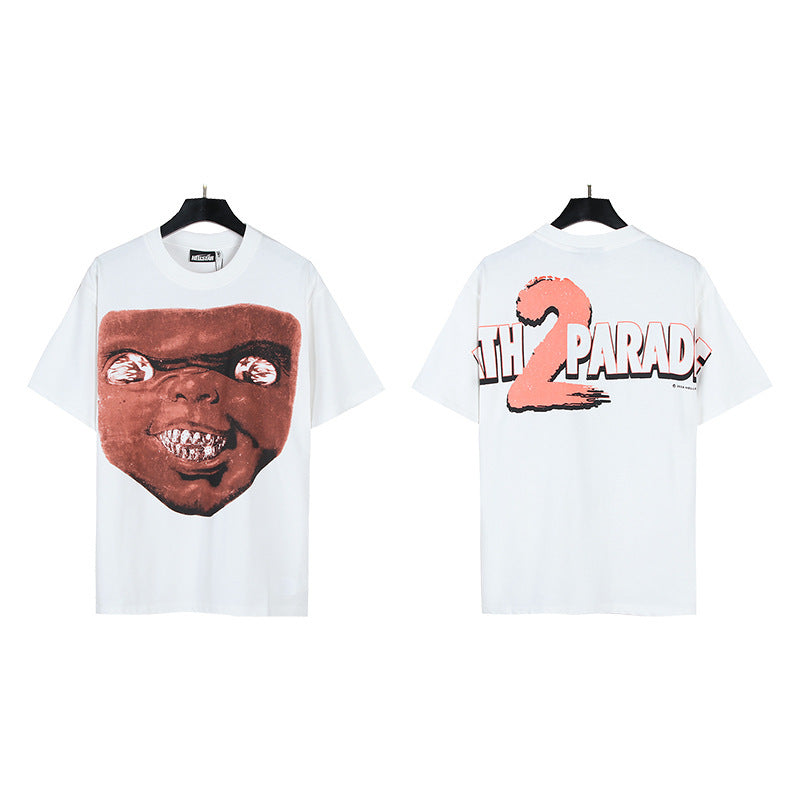 Hellstar Multi‑Graphic Print Crew Neck Short Sleeve Tee Unisex