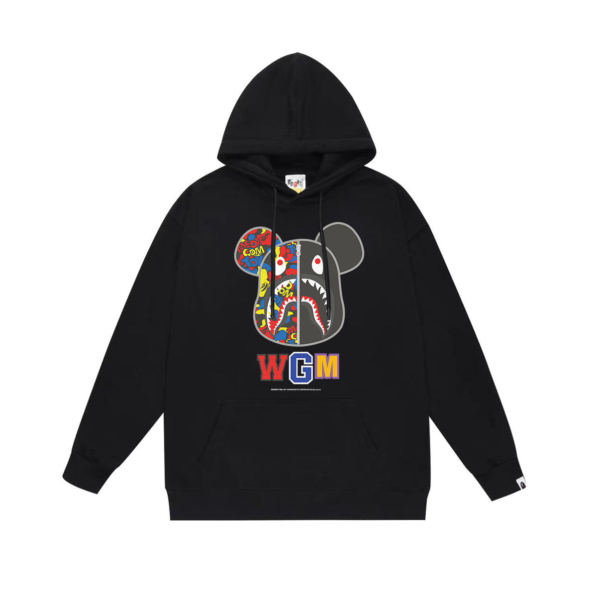Bape Camo Ape Head Graphic Vintage Washed Oversized Hoodie Streetwear
