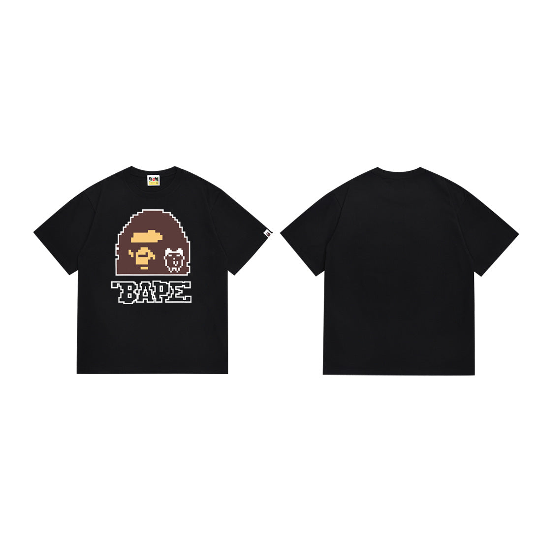 BAPE Camo Ape Head Graphic Print Short Sleeve Tee Streetwear Unisex