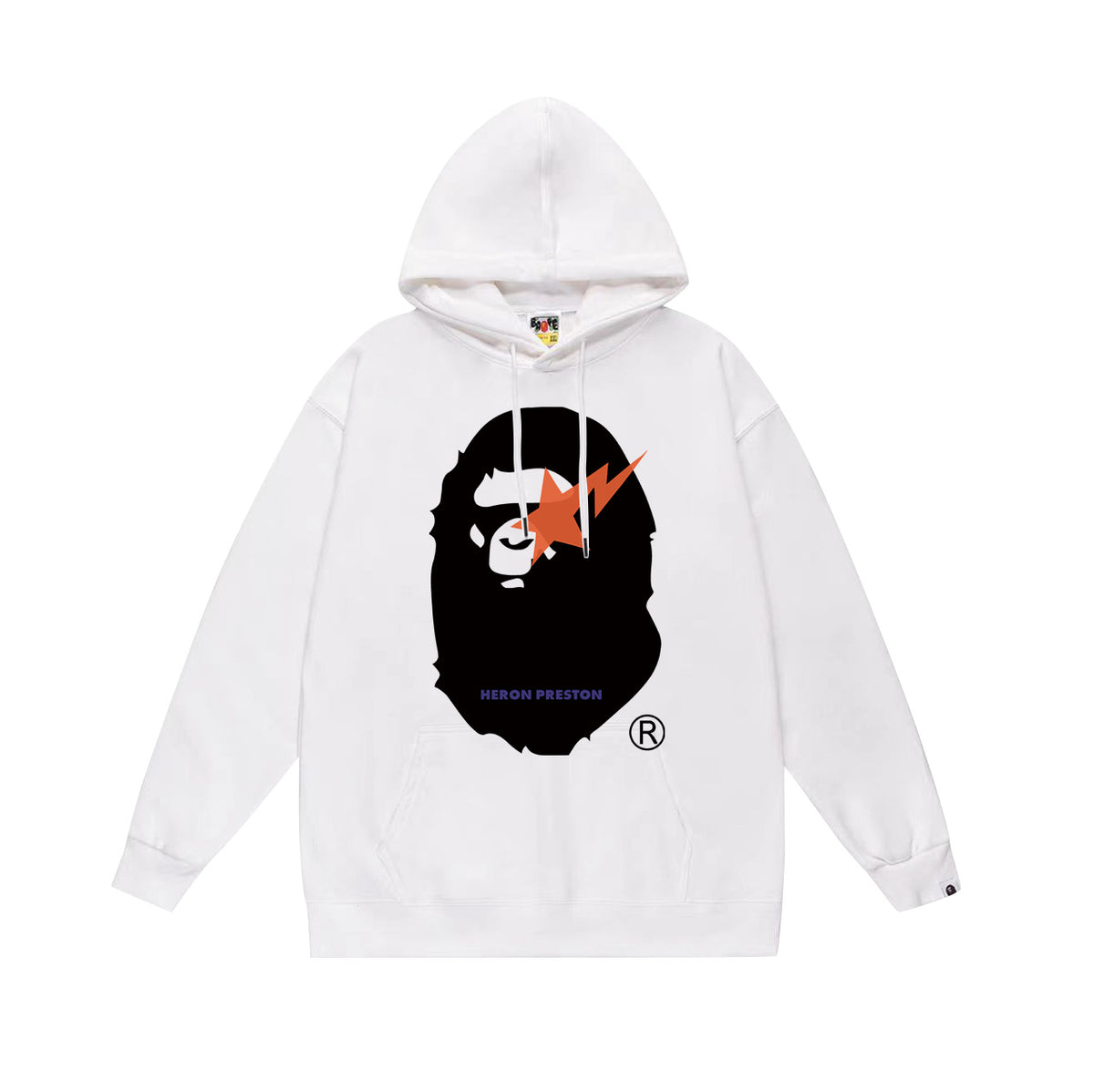Bape Desert Camo Multi‑Print Ape Head Oversized Hoodie Streetwear