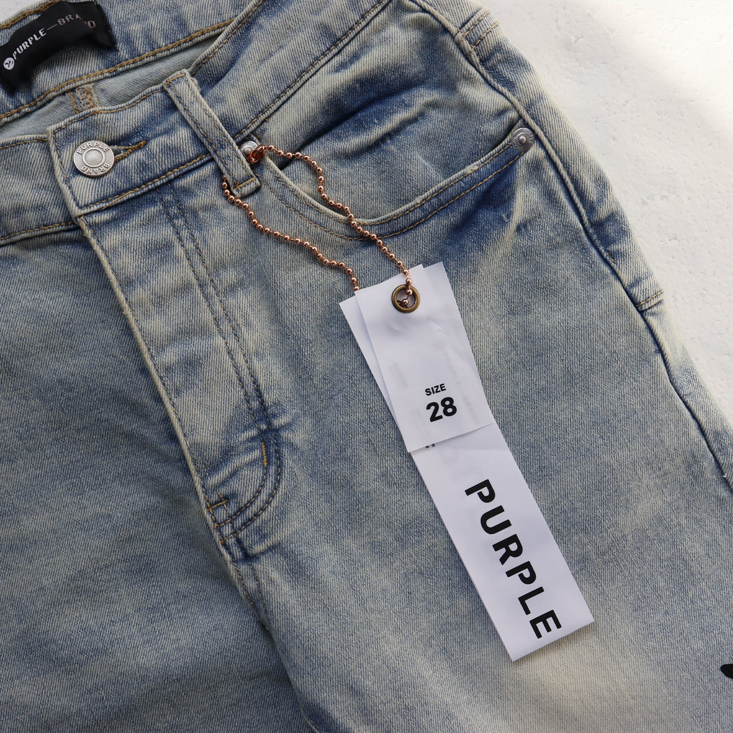 Purple Brand Signature Print Skinny Denim Jeans Unisex