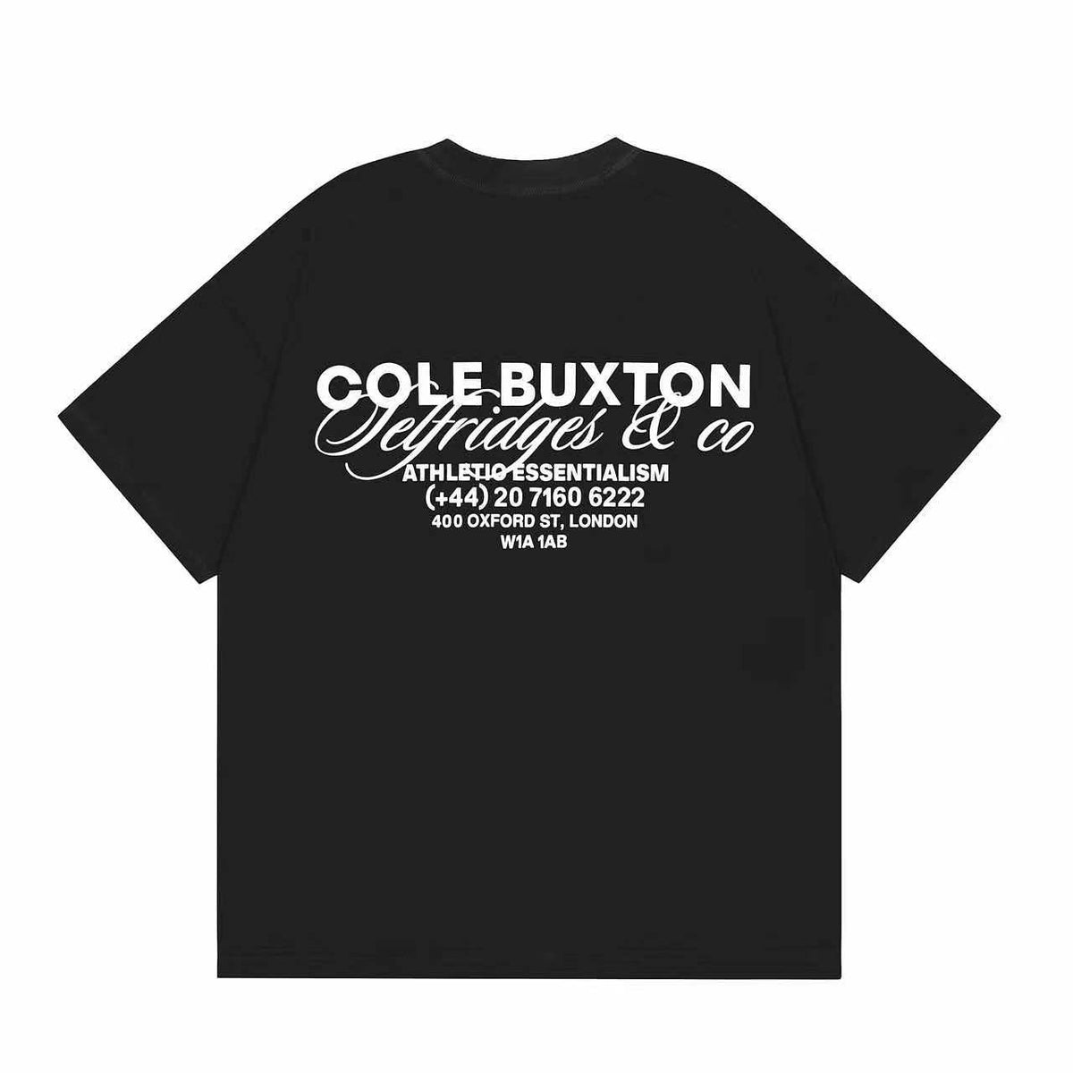 Cole Buxton CB Letter Graphic Oversized Short Sleeve Tee Streetwear