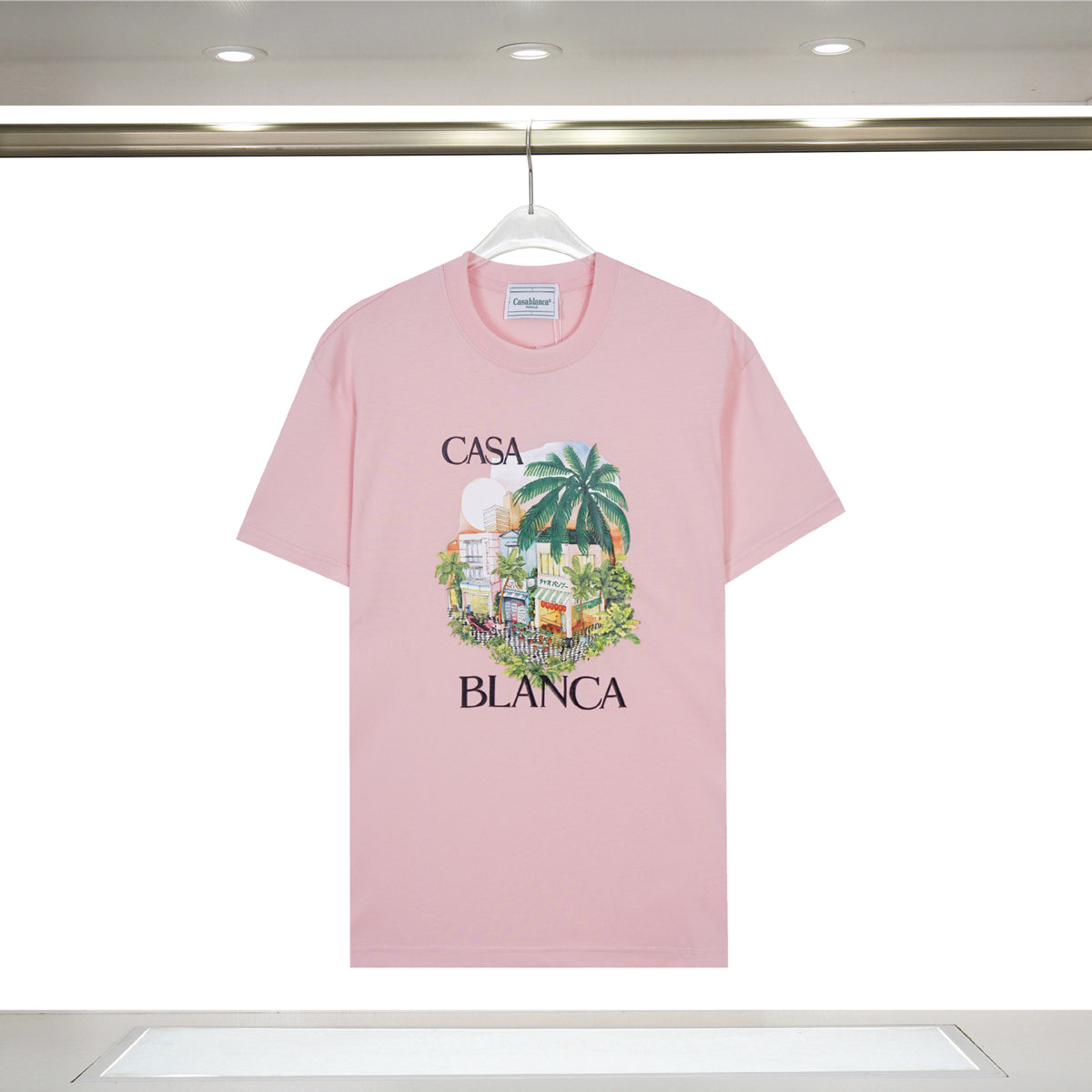 Casablanca Art Print Loose Unisex Short Sleeve Graphic T-Shirt