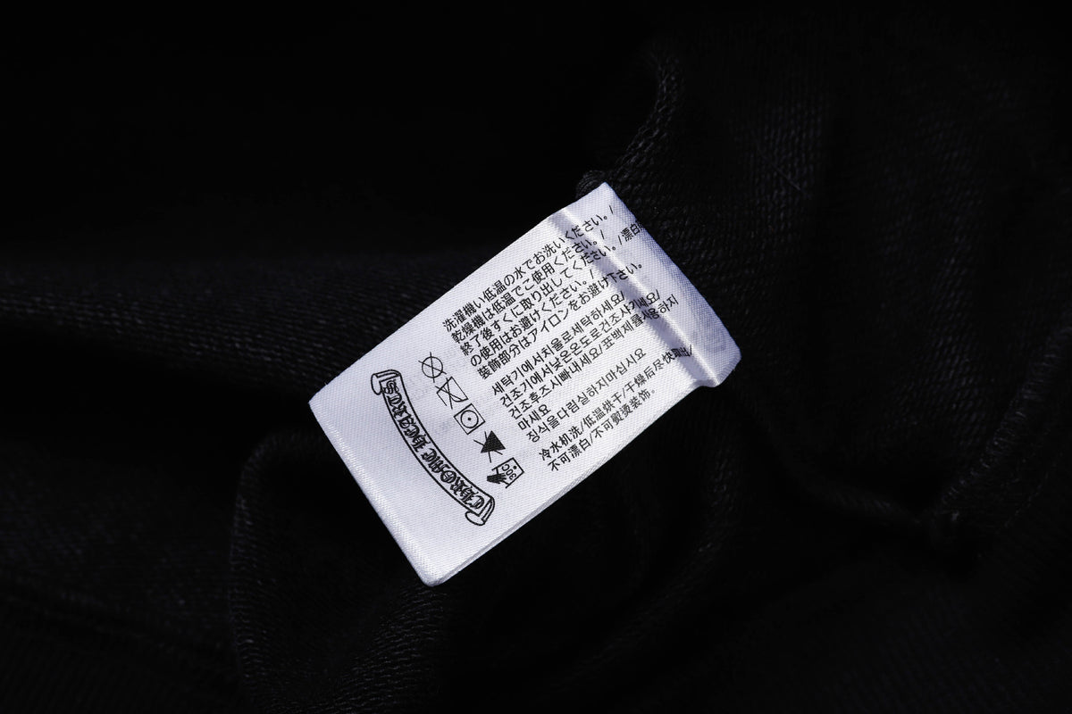 Chrome Hearts Scroll Cross Zip Up Hoodie Classic Street Hooded Jacket
