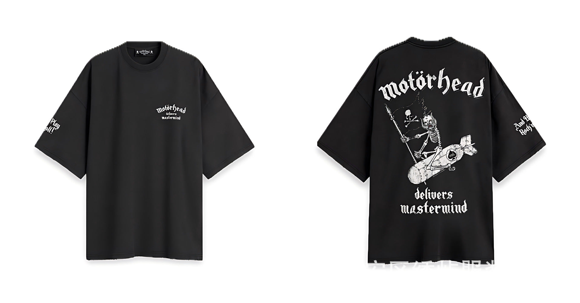 Mastermind Japan Skull Print Crew Neck Short Sleeve T Shirt Unisex