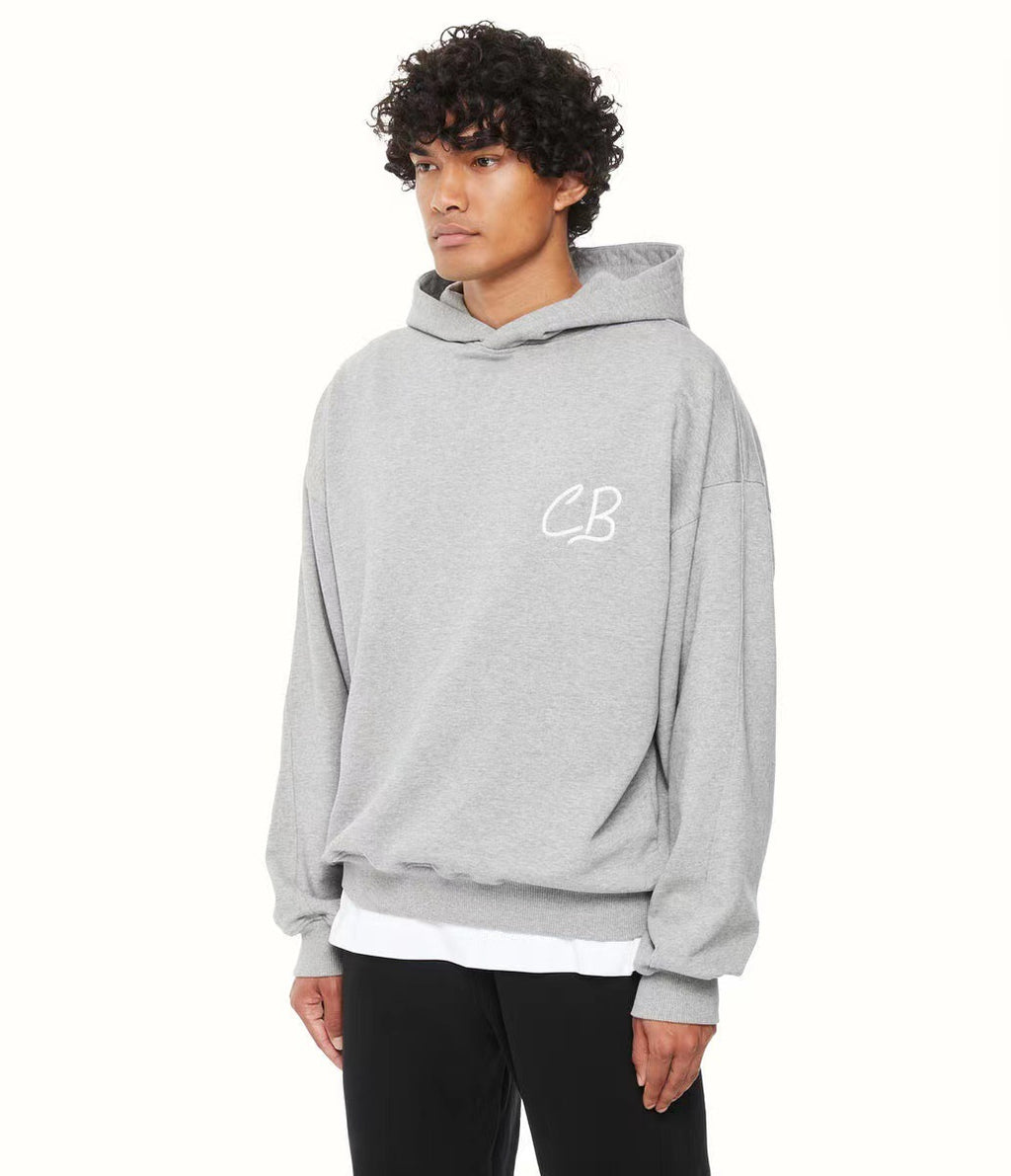 Cole Buxton Logo Hoodie Men Oversized Casual Streetwear Pullover