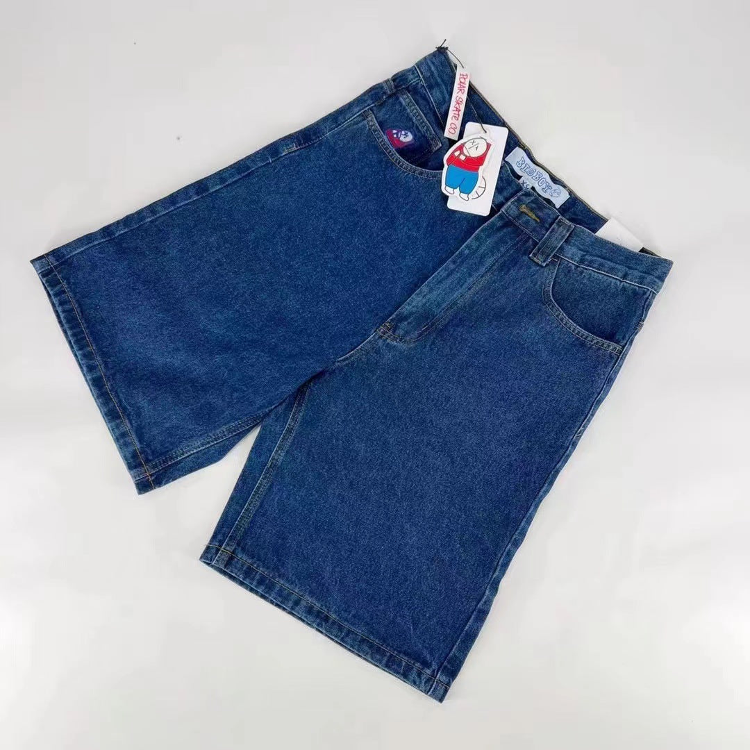 Polar Skate Co Y2K Baggy Jeans-Jorts Skateboard-Shorts