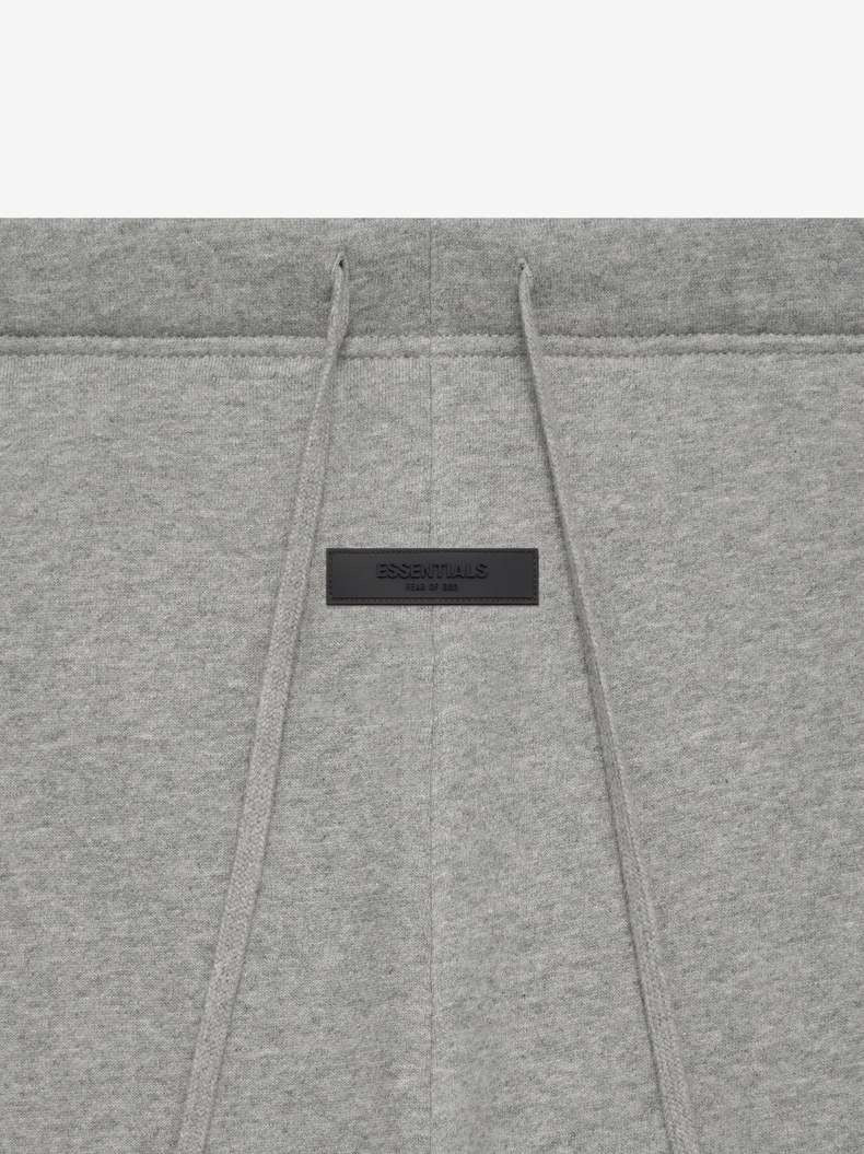 Essentials Flocked Letter Drawstring Streetwear Sweat Shorts