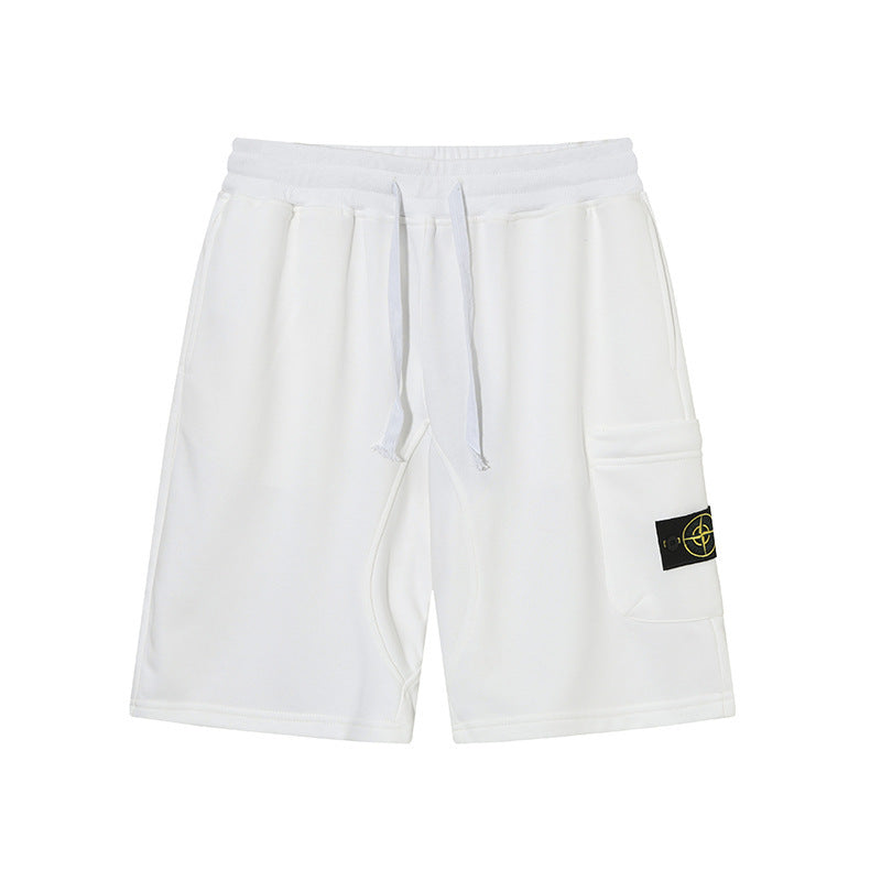Stone Island Compass Patch Pants Men Cargo Shorts & Cotton Sweatpants