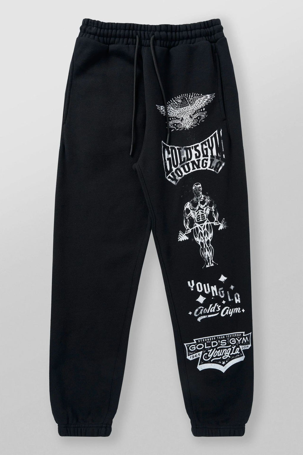 YOUNGLA 2143 Golds Gym Immortal Joggers