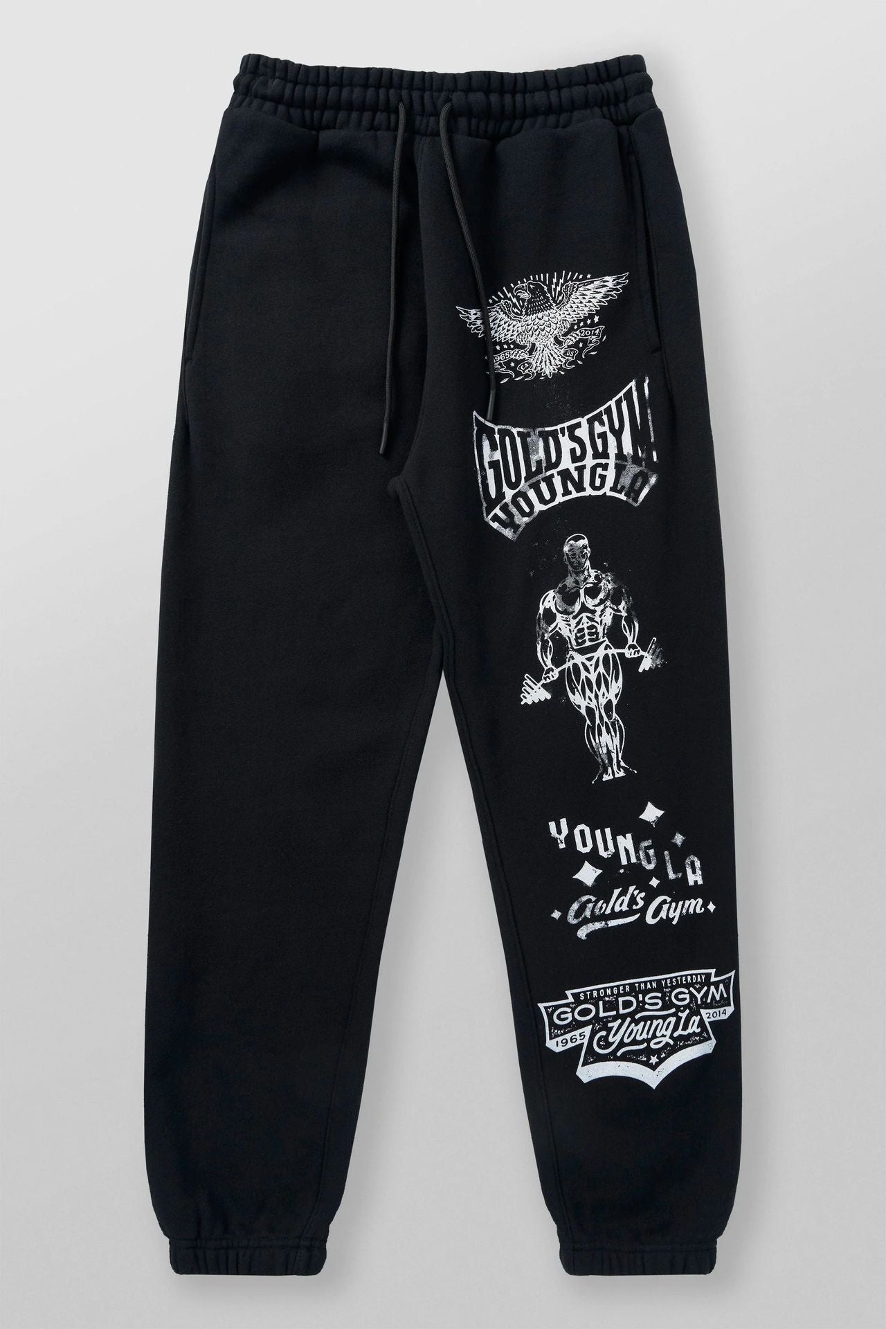 YOUNGLA 2143 Golds Gym Immortal Joggers