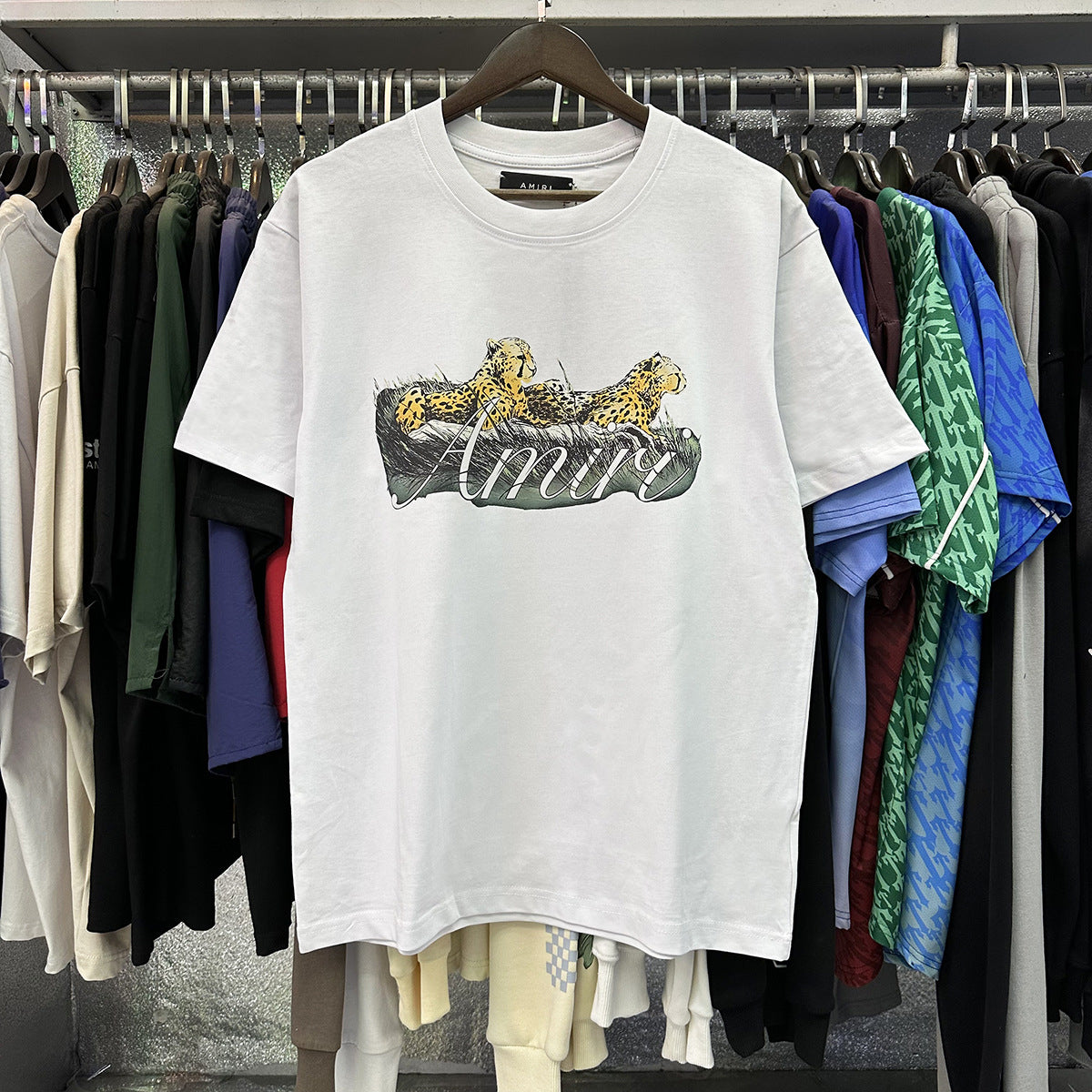 Amiri Peace Dove Graphic Oversized Tee Streetwear Unisex