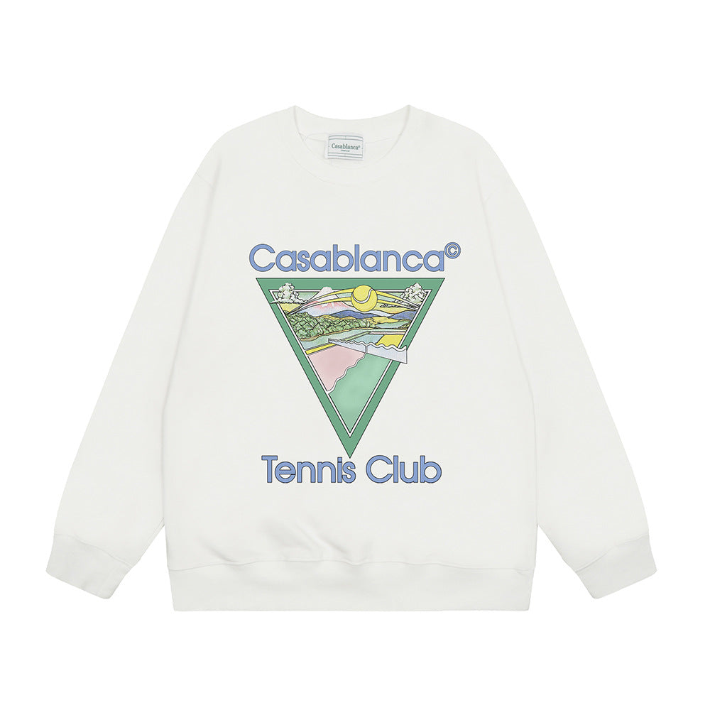 Casablanca Crewneck Sweatshirt Multi Graphic Tennis Club Pullover