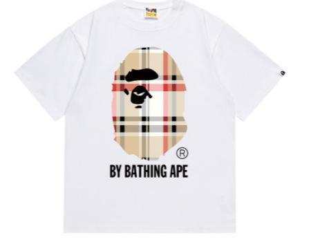 BAPE Ape Head Print Loose Unisex Streetwear T-Shirt