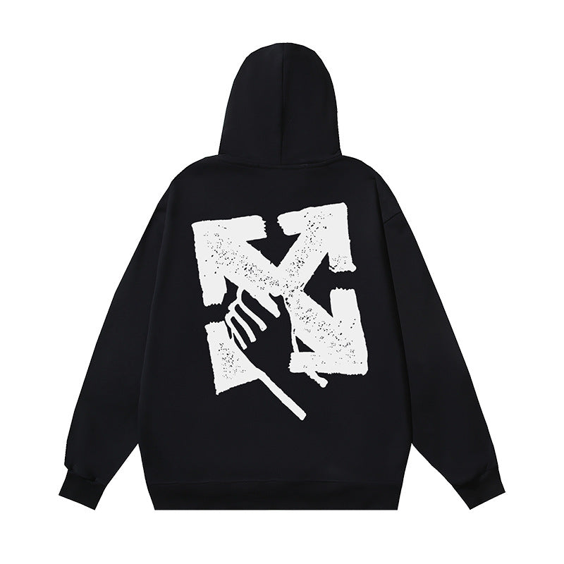 OFF-WHITE Caravaggio Angel Hoodie Heavyweight Streetwear Unisex