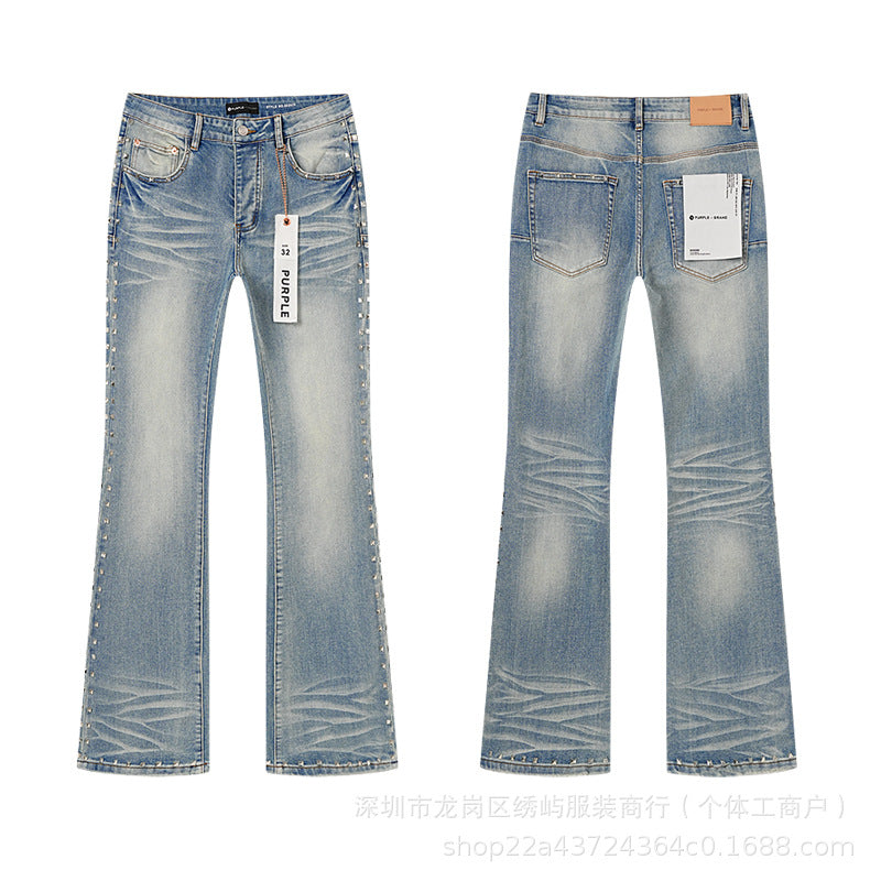 Purple Brand American Street Casual Denim Jeans Unisex