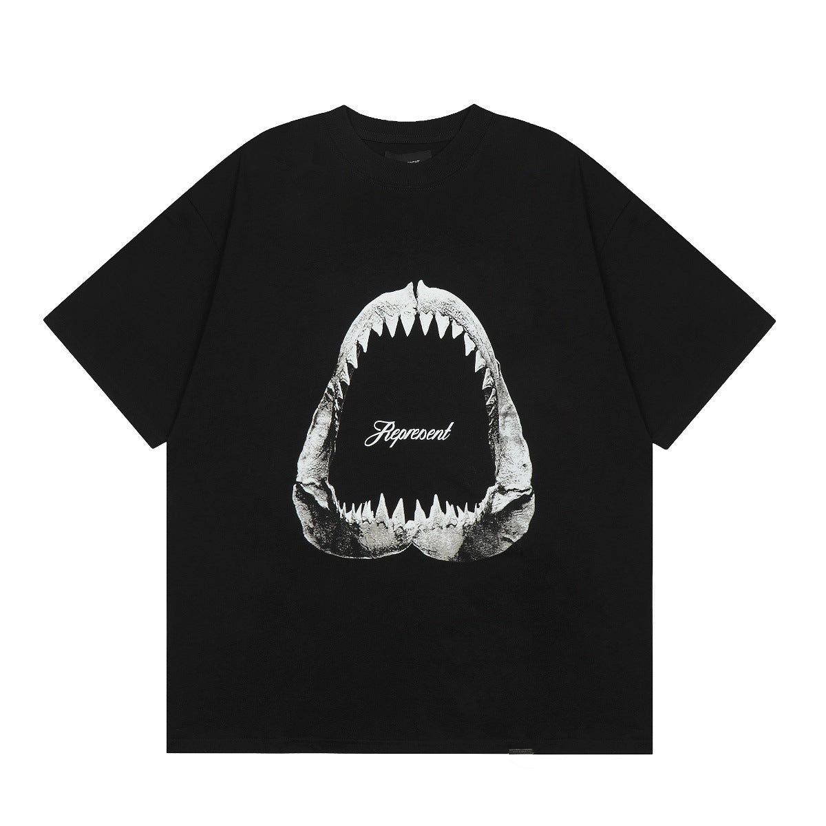 Represent Shark Washed Graphic Oversized Tee Streetwear Unisex