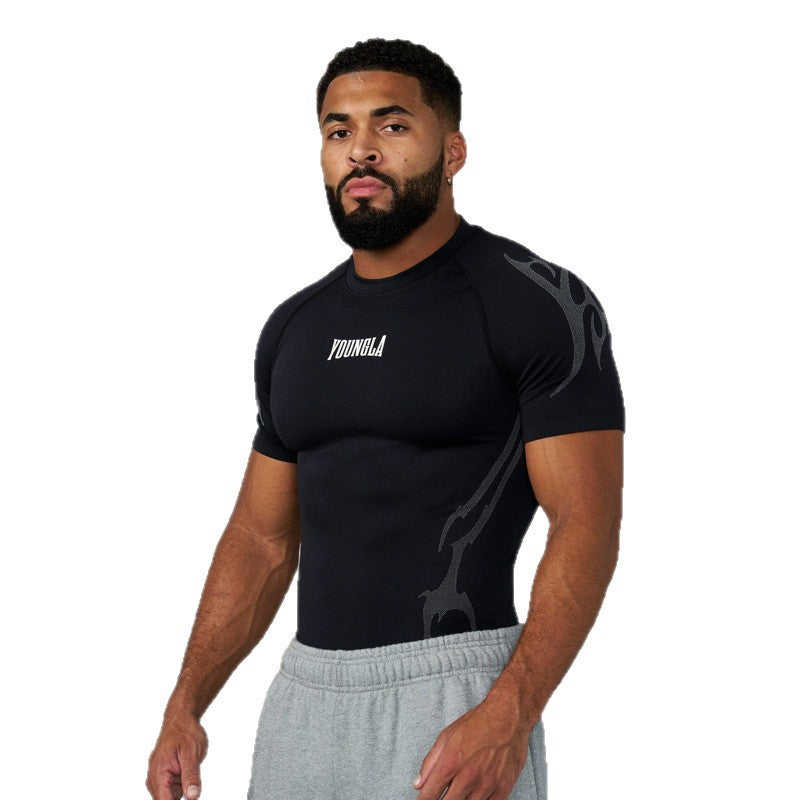 YOUNGLA 4067 Gothic Compression Tees