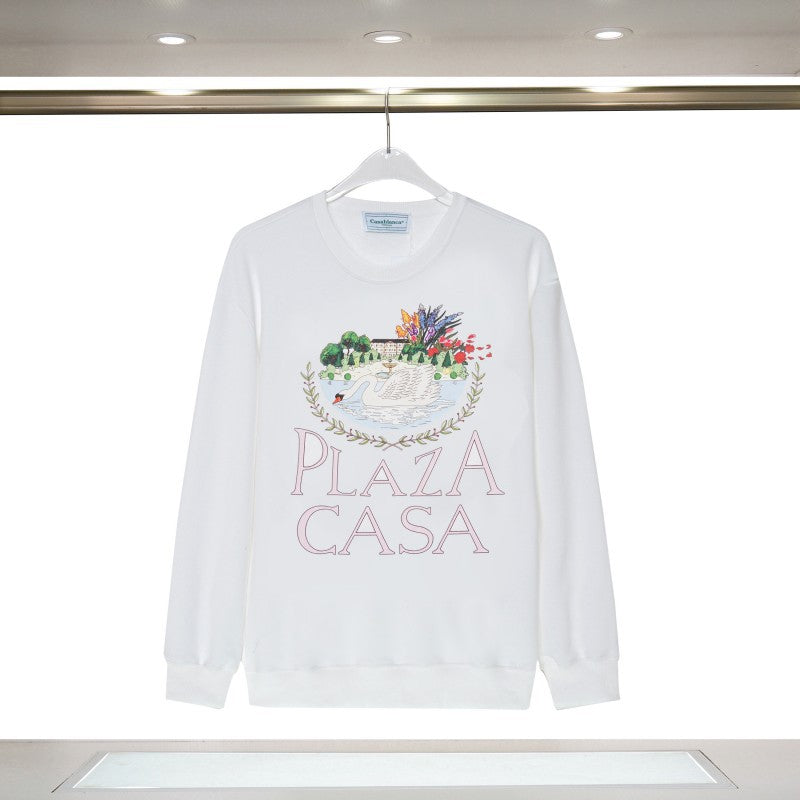 Casablanca Arch Logo Crewneck Casa Graphic Print Casual Pullover