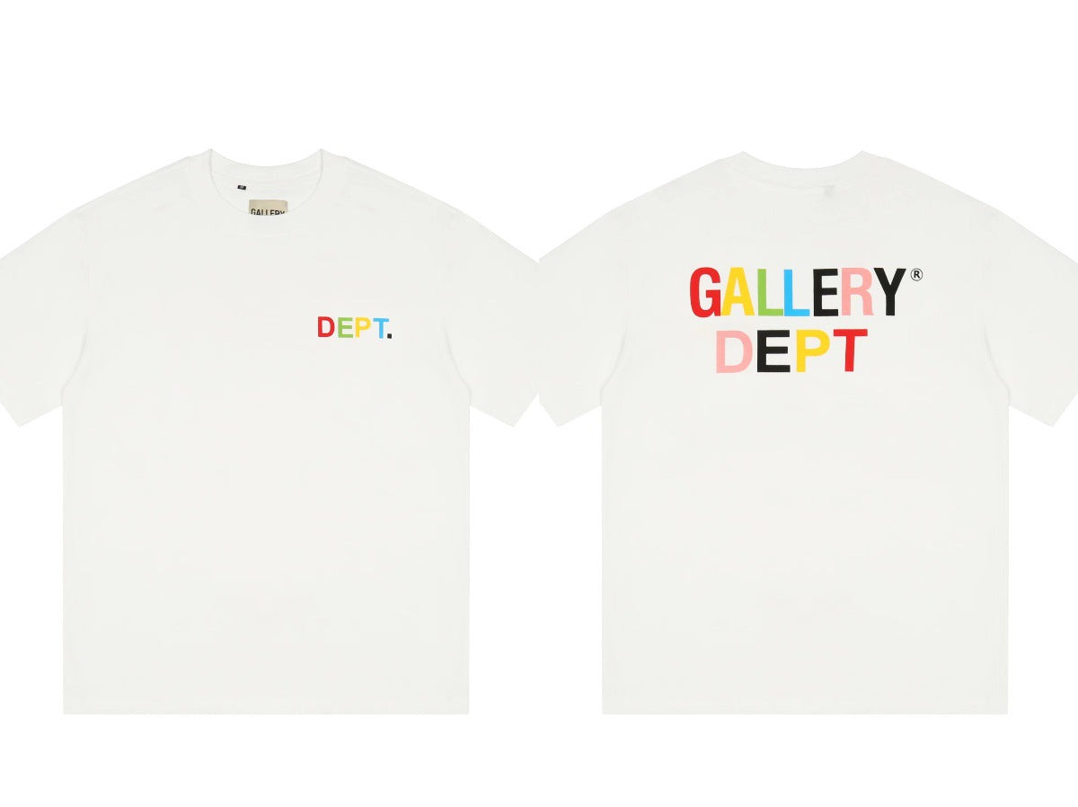 Gallery Dept Vintage Washed Graphic Short Sleeve Tee Streetwear Unisex