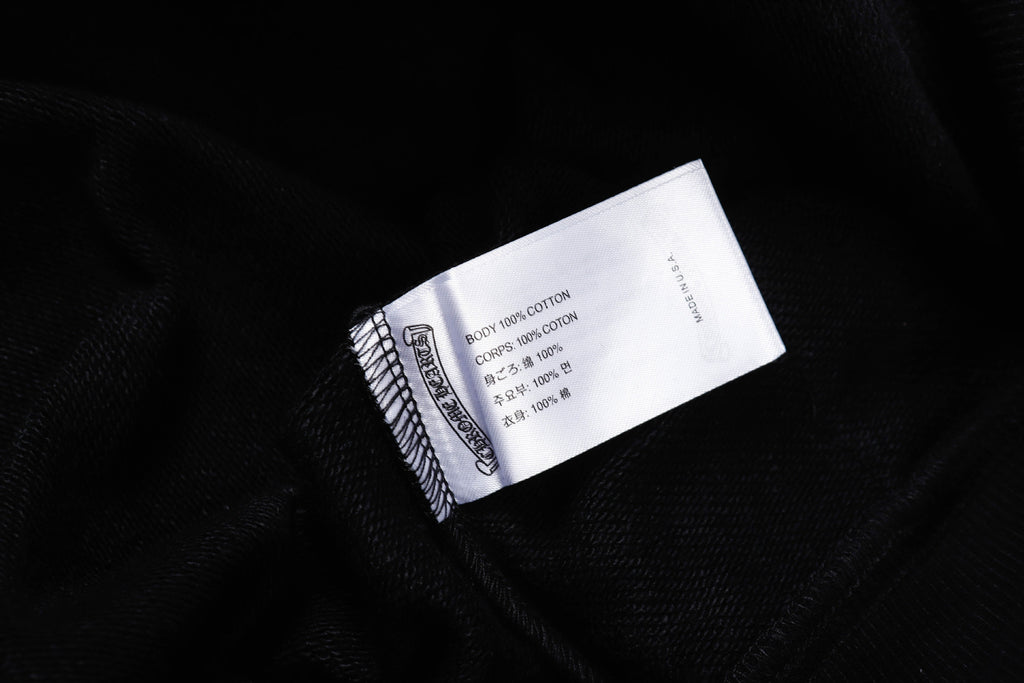 Chrome Hearts Scroll Cross Zip Up Hoodie Classic Street Hooded Jacket