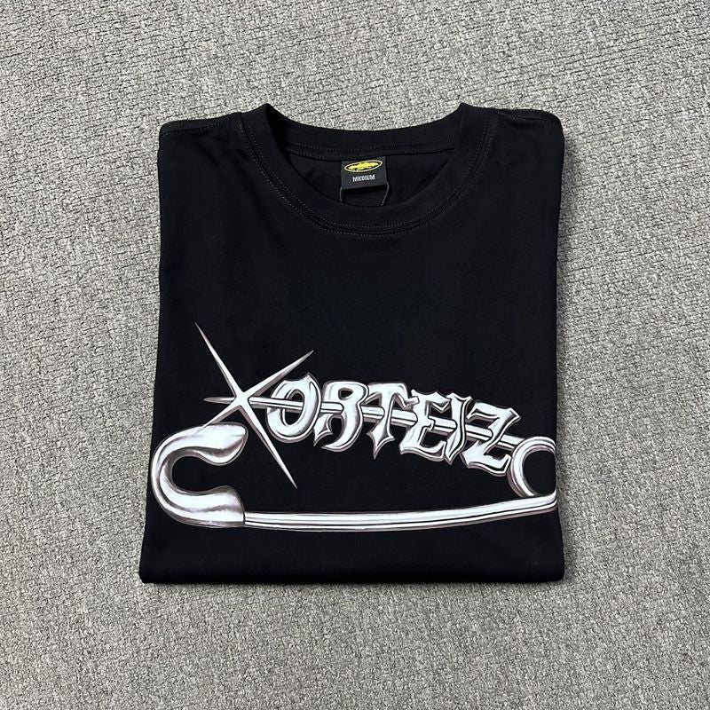 Corteiz Logo Letter Print Crew Neck Short Sleeve T‑Shirt Unisex