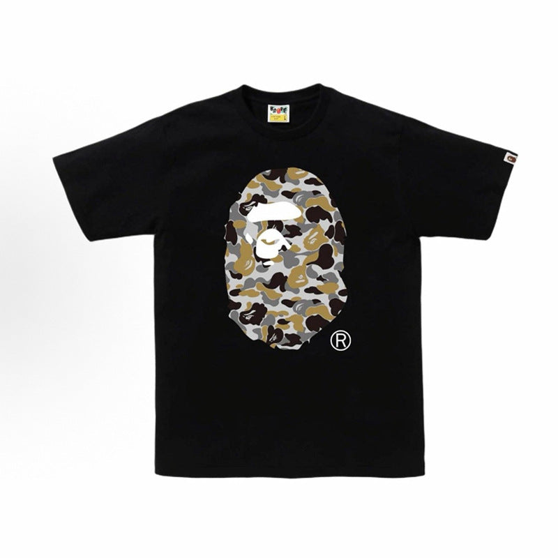 BAPE Ape Head Shark Print Unisex Casual T-Shirt
